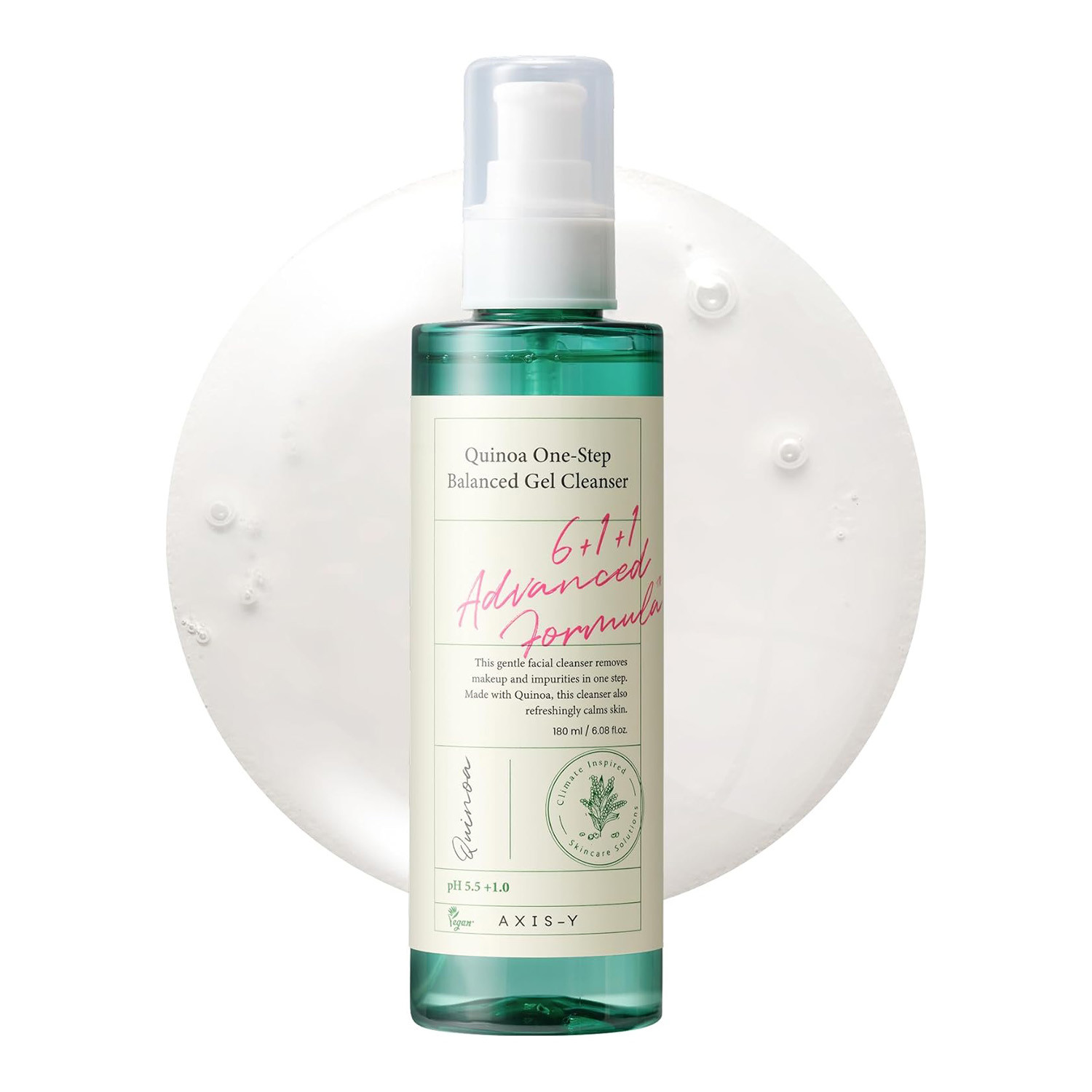 Axis-Y Quinoa One-Step Balanced Gel Cleanser 180ml