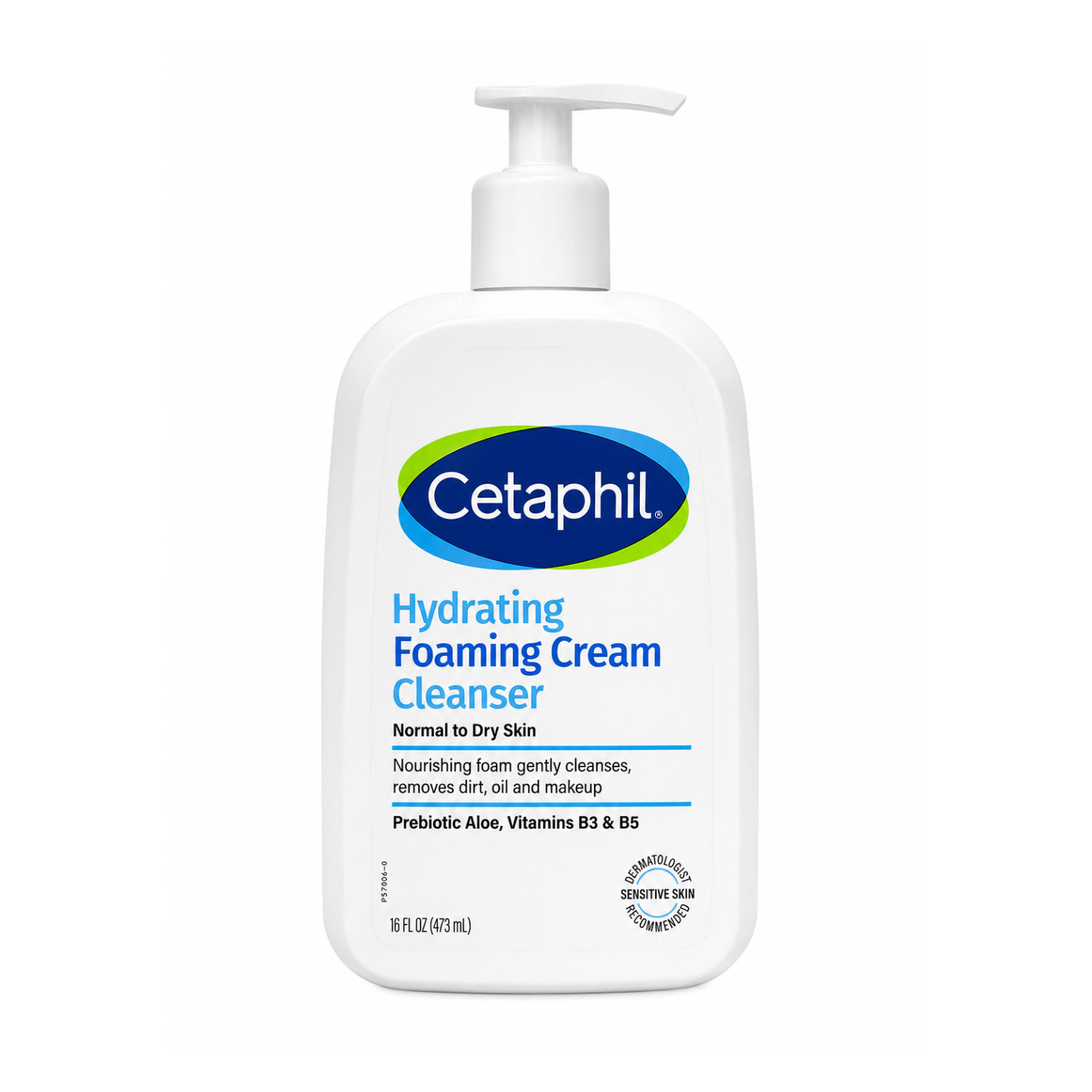 Cetaphil Hydrating Foaming Cream Cleanser for Normal To Dry Skin 473ml