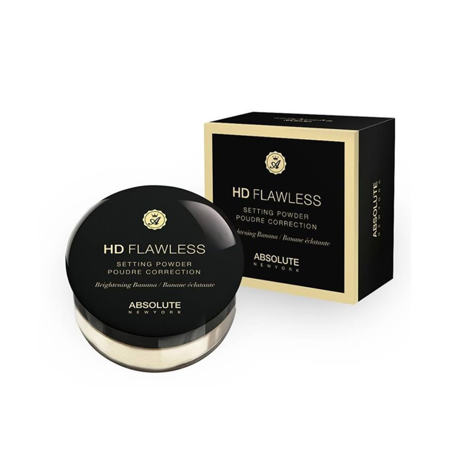 Absolute New York HD Flawless Setting Powder 15g - Brightening Banana
