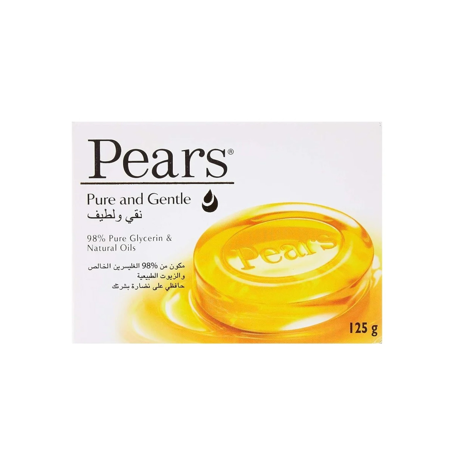 Pears Pure & Gentle 98% Pure Glycerin & Natural Oils Soap 125g
