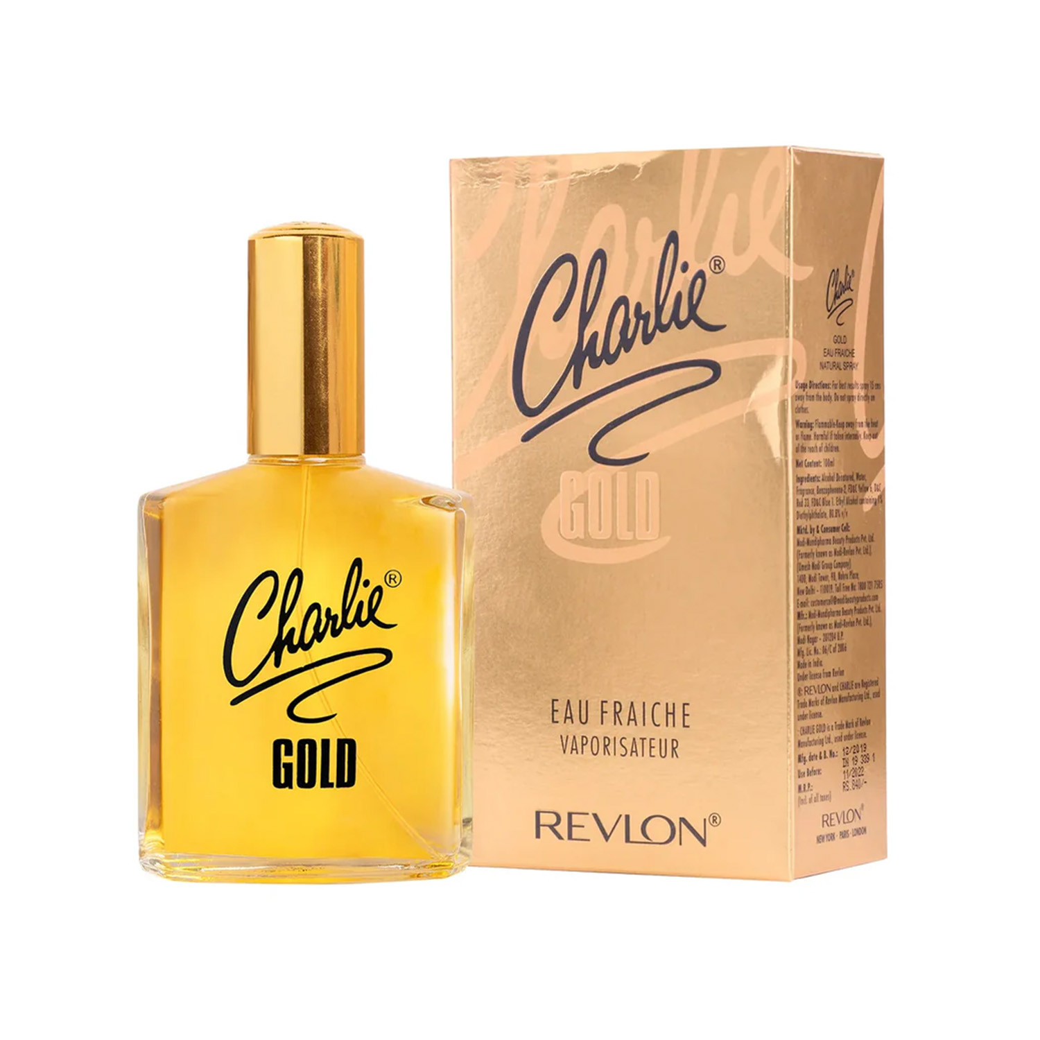 Revlon Charlie Gold Eau Fraiche Vaporisateur Natural Spray 100ml