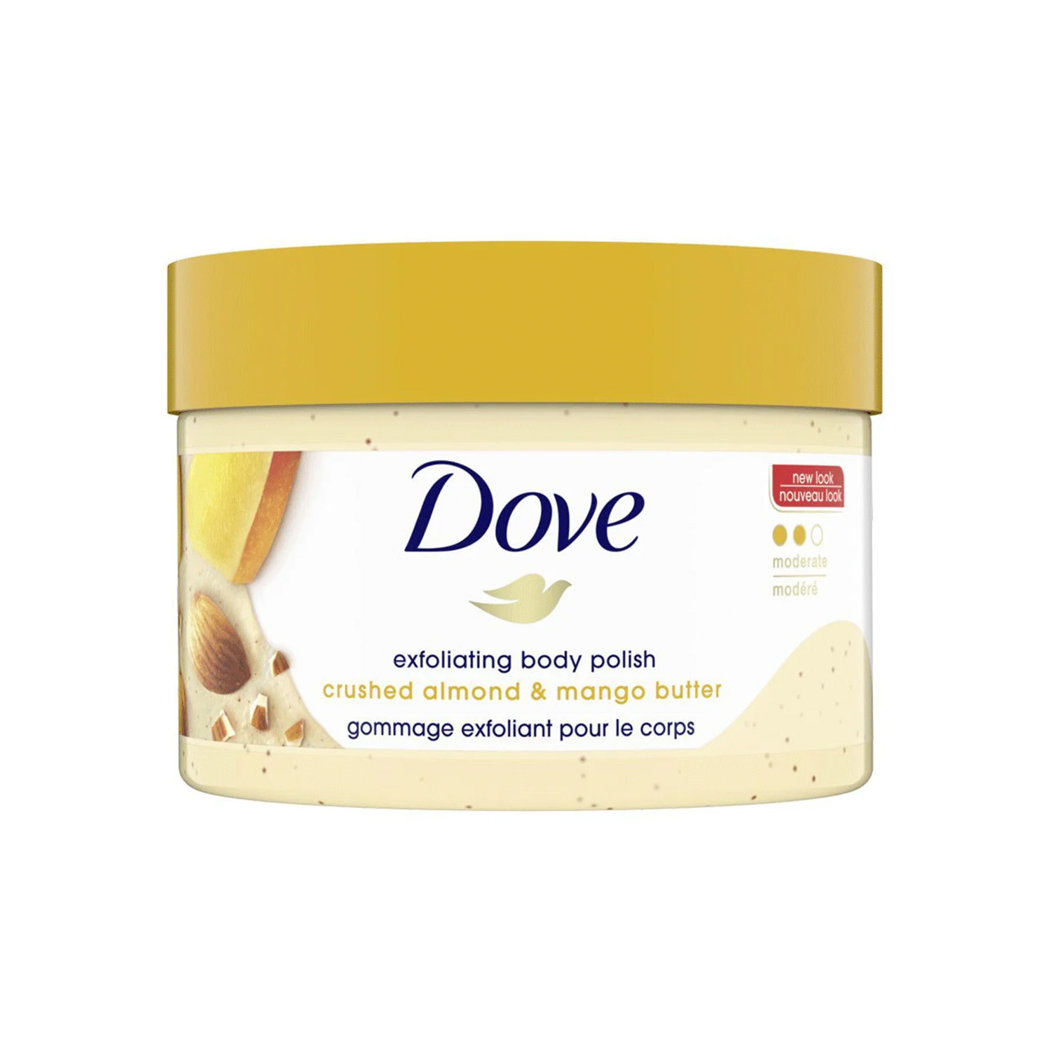 Dove Crushed Almond & Mango Butter Exfoliating Body Polish Scrub 298g