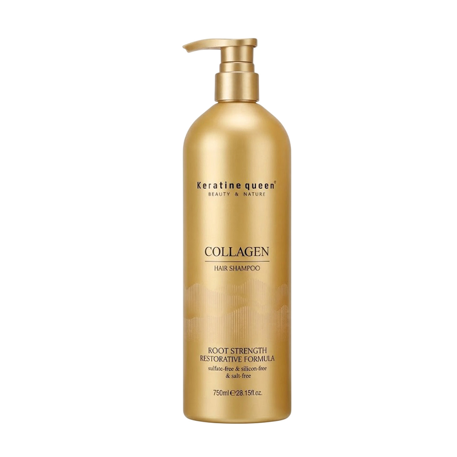 Keratine Queen Root Strength Restorative Formula Collagen Shampoo 750ml