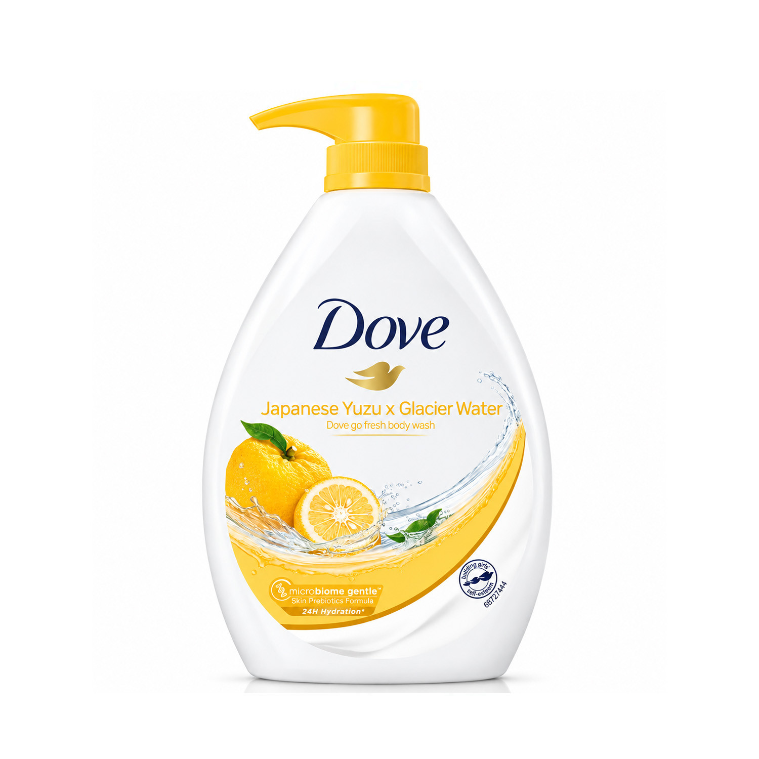 Dove Go Fresh  Japanese Yuzu x Glacier Water Bodywash 1L