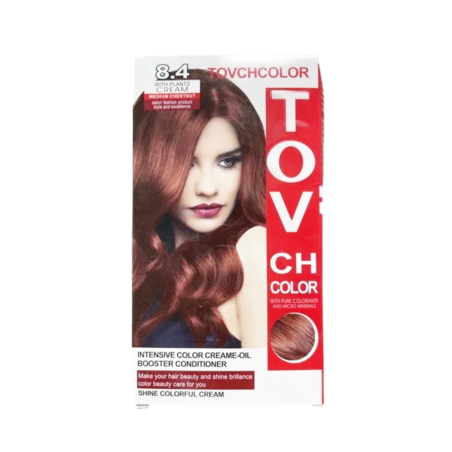 Tovch Hair color -  8.4 Medium Chestnut