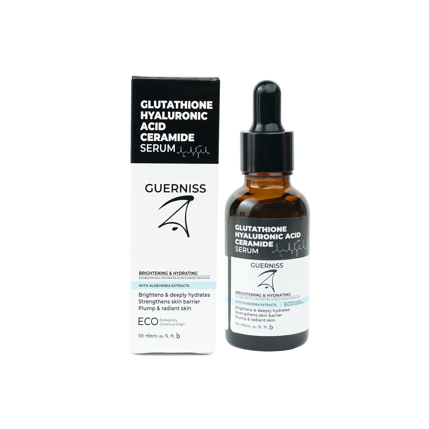 Guerniss Raw Glutathione Hyaluronic Acid Ceramide Serum 30ml