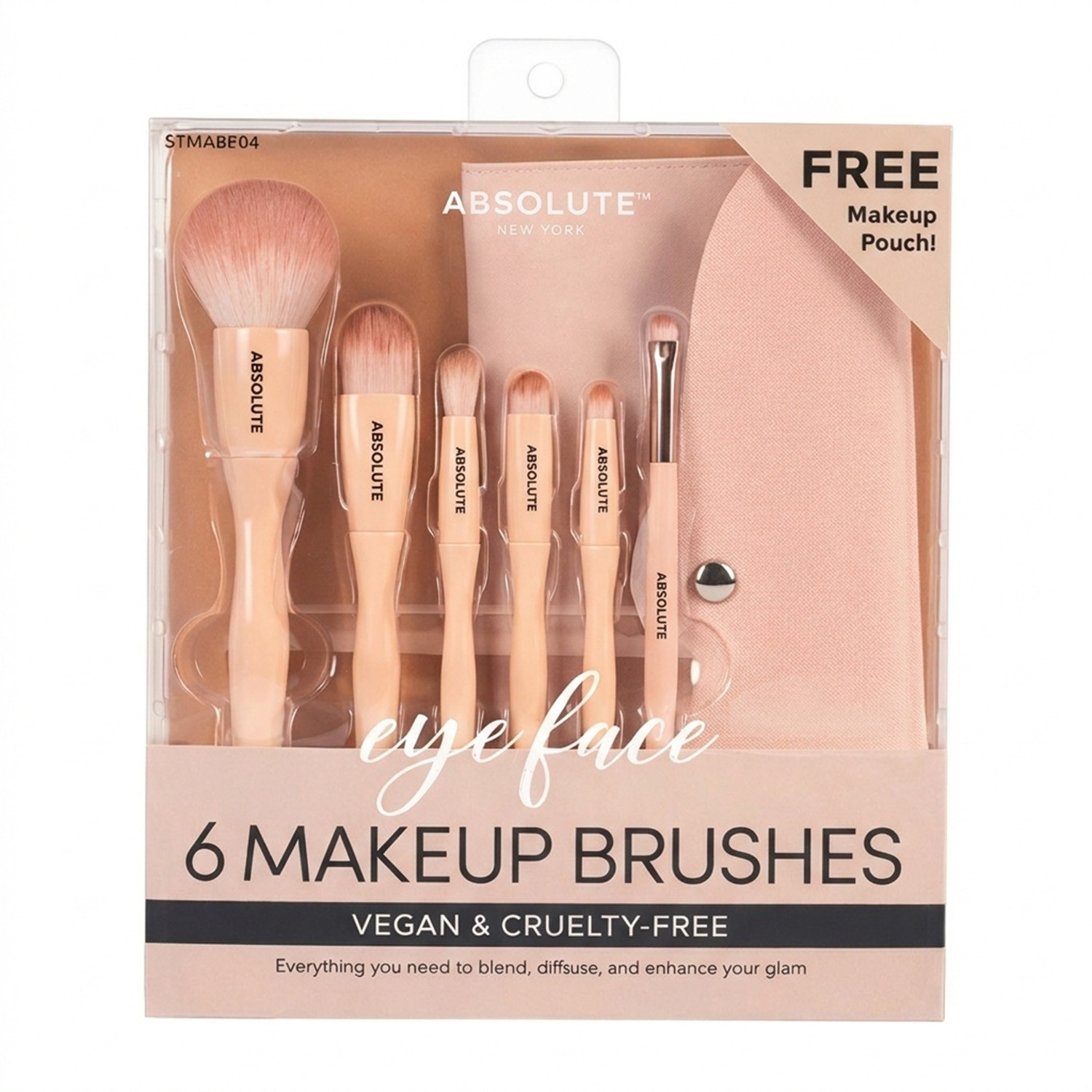 Absolute New York Eye & Face 6 Makeup Brushes