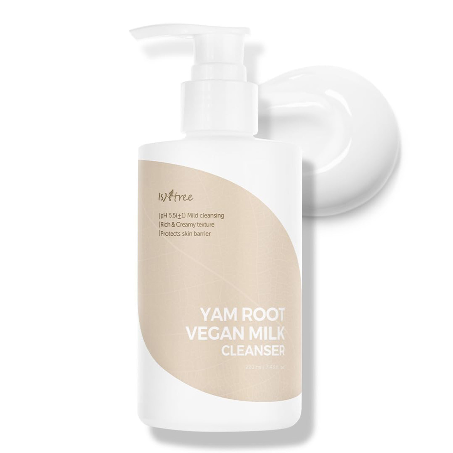 Isntree Yam Root Vegan Milk Cleanser 220ml