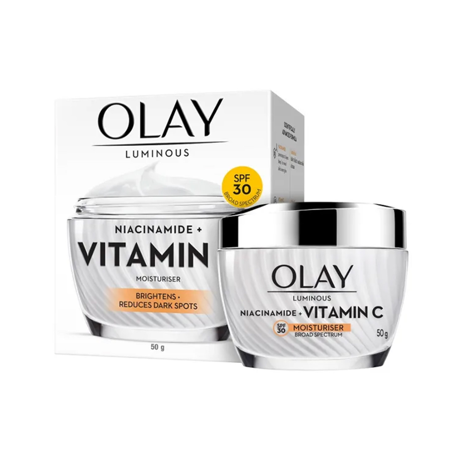 Olay Luminous Niacinamide Vitamin C Moisturiser SPF30