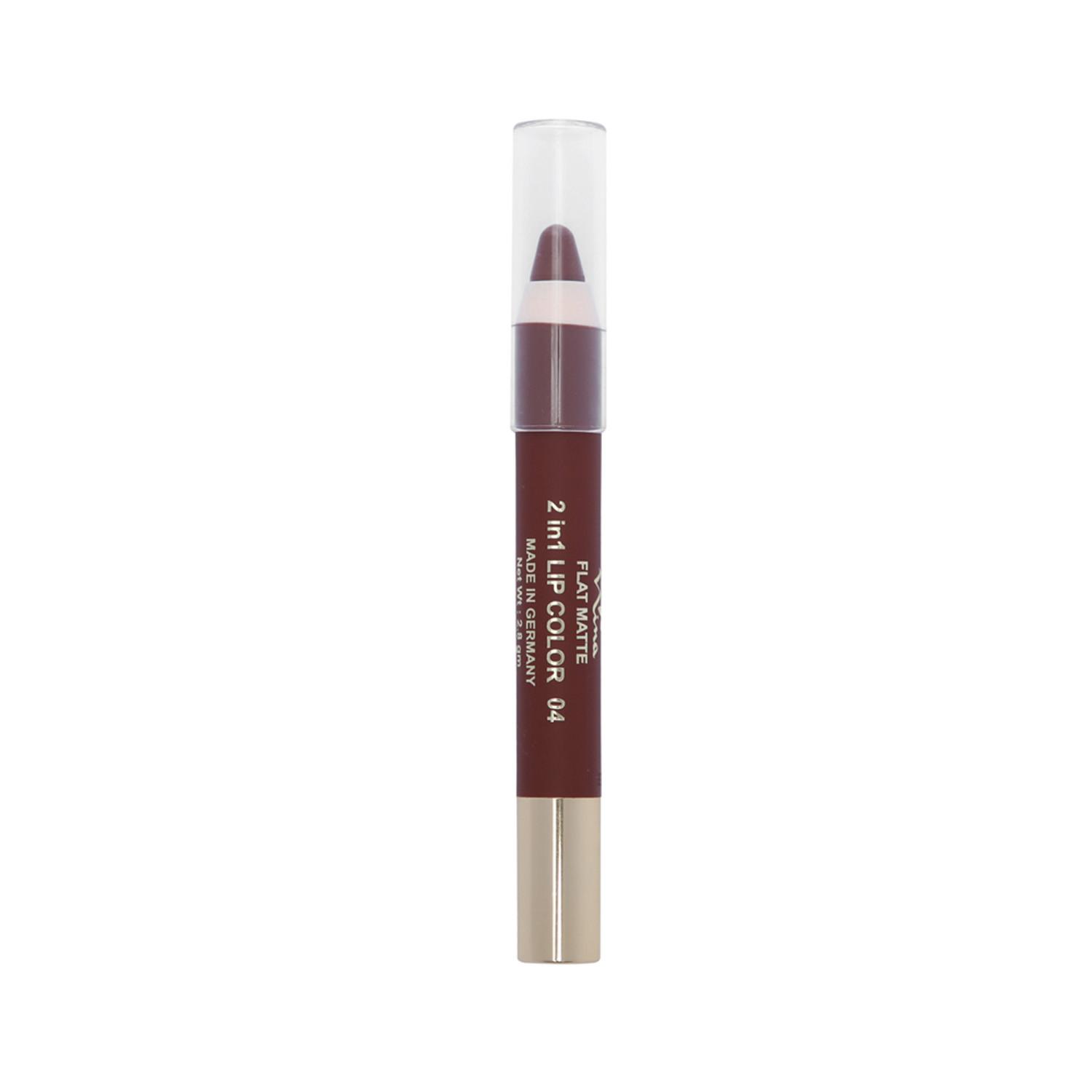Miss & Mrs. Nina Flat Matte 2 in 1 Lip Color - 04