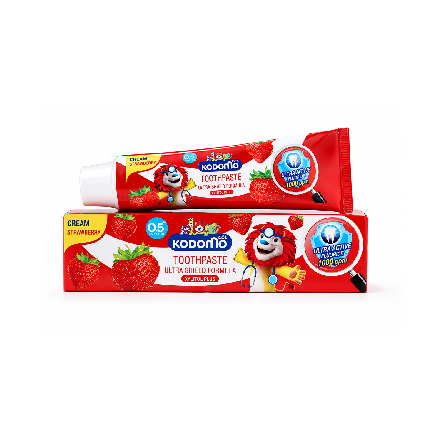 Kodomo Strawberry Cream Toothpaste Kids 0.5+yrs up 40g