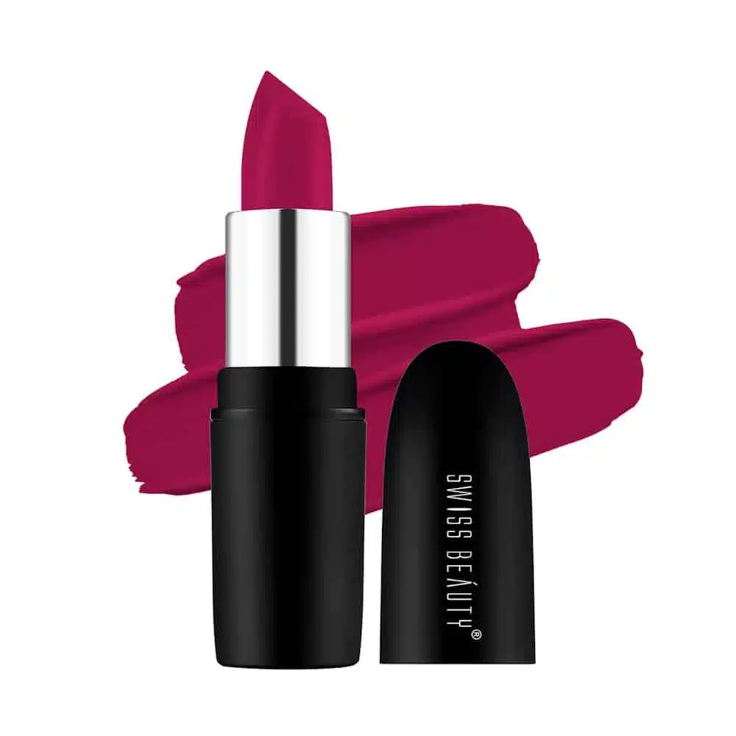 Swiss Beauty Pure Matte Lipstick - 210 Burgundy