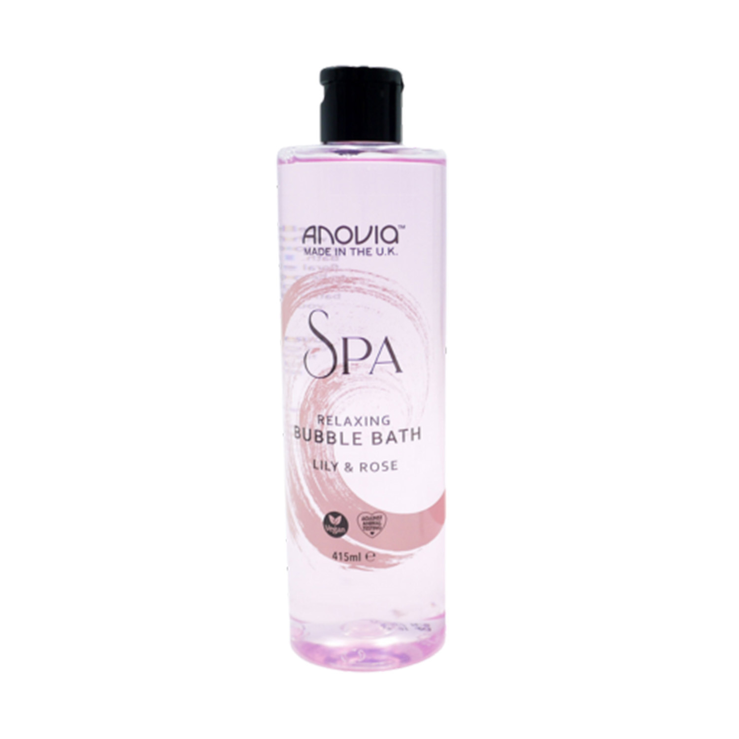 Anovia Spa Relaxing Lily & Rose Bubble Bath 415ml