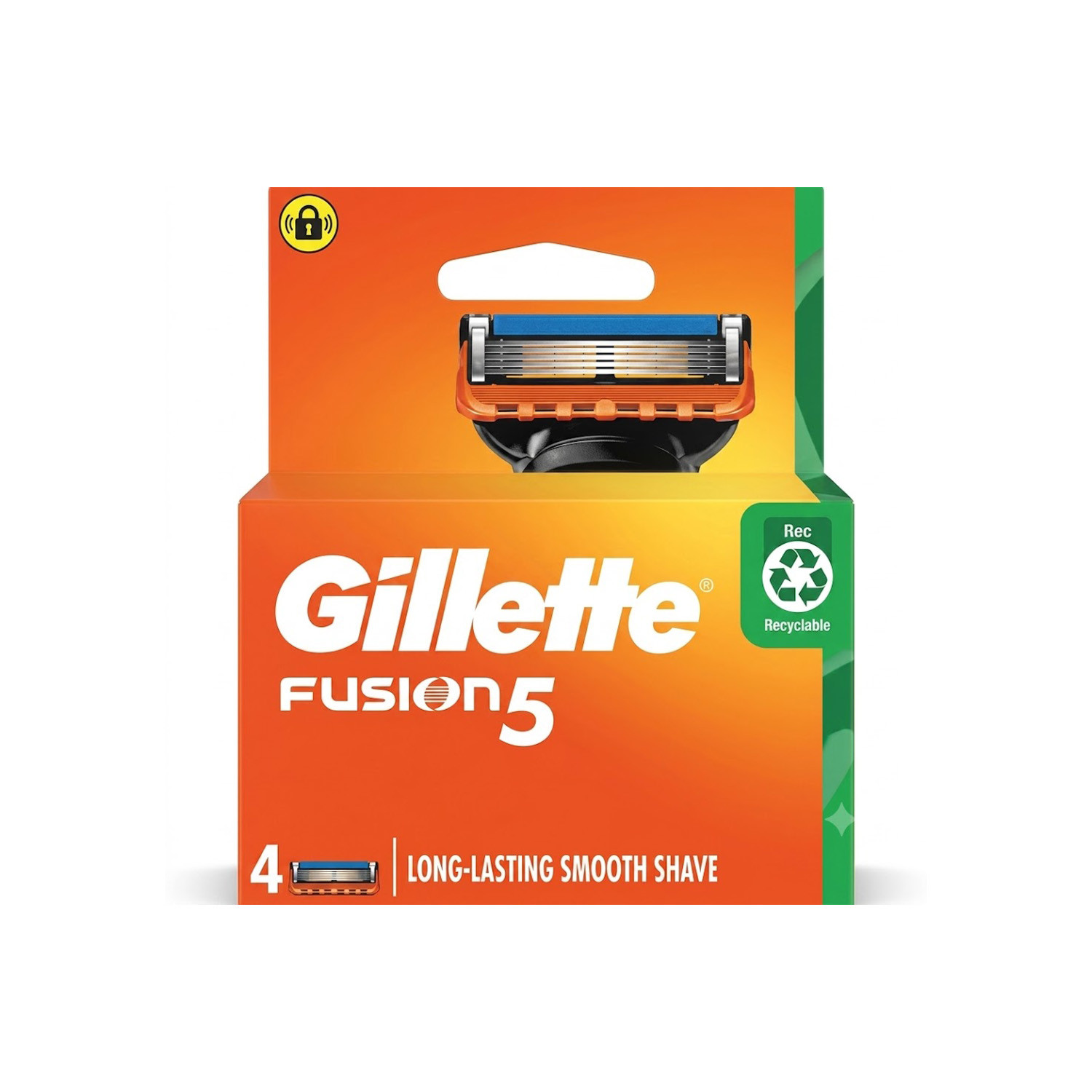 Gillette Fusion5 Razor Blades - 4 Cartridges