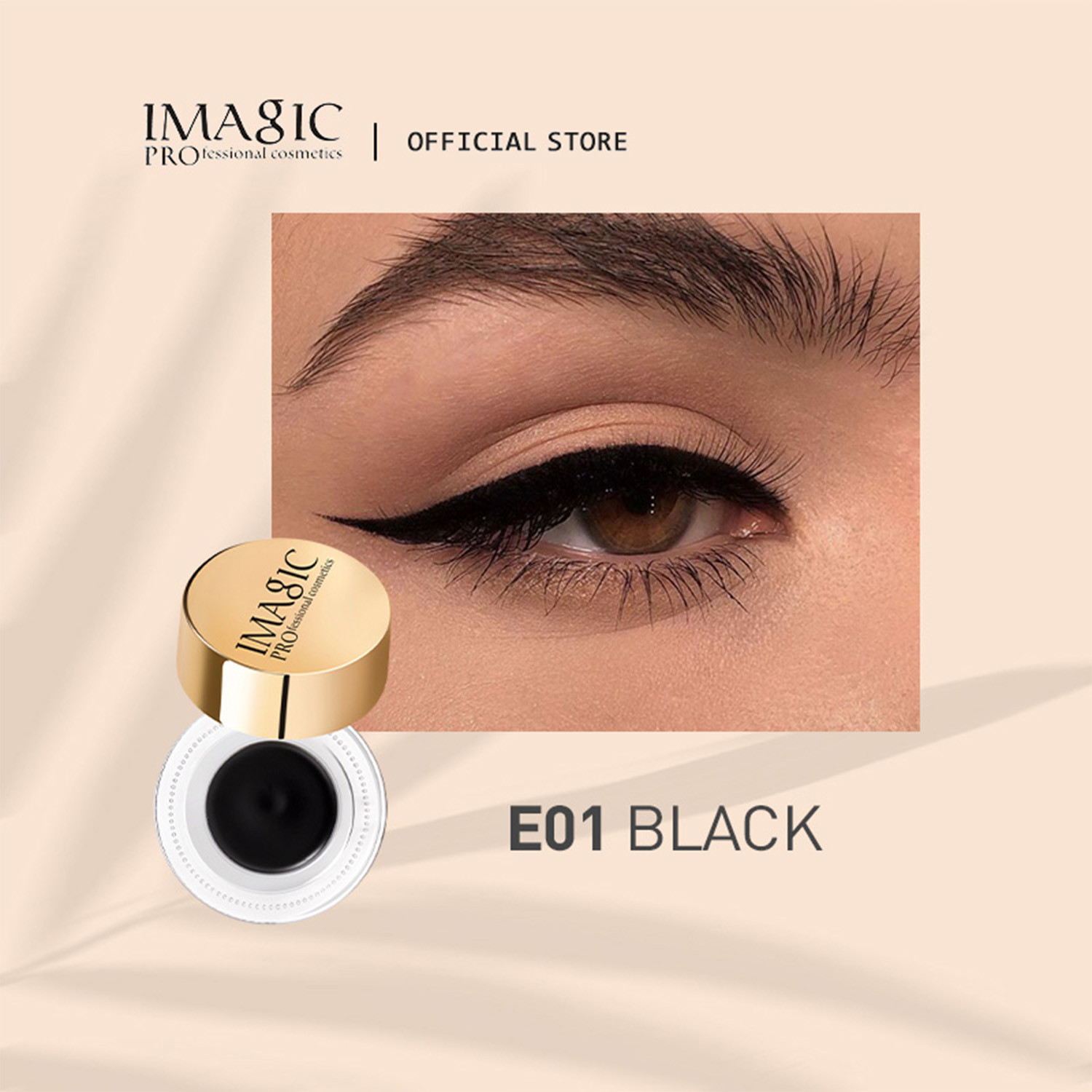 Imagic Gel Eyeliner Waterproof - E01 Black