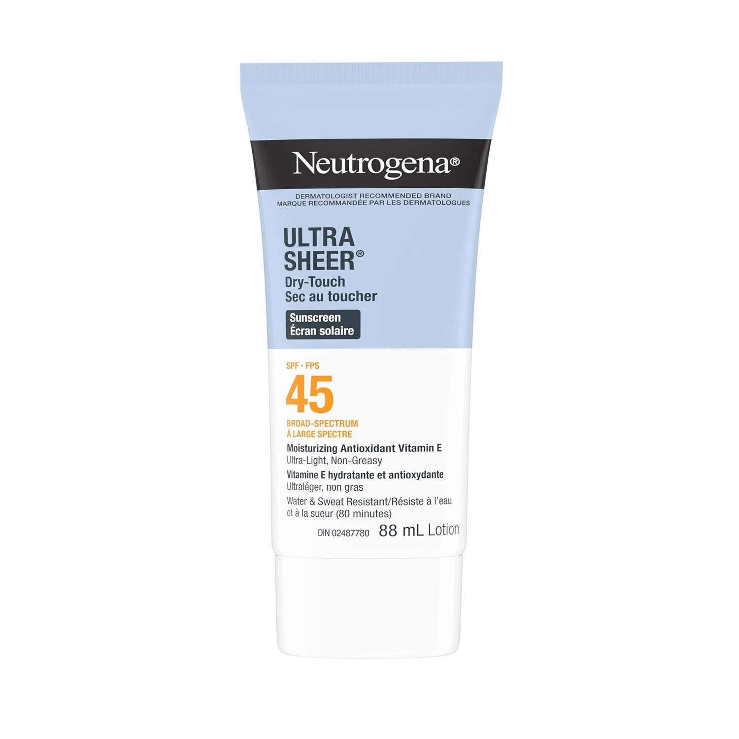 Neutrogena Ultra Sheer Dry Touch Sunscreen Lotion SPF 45 88ml