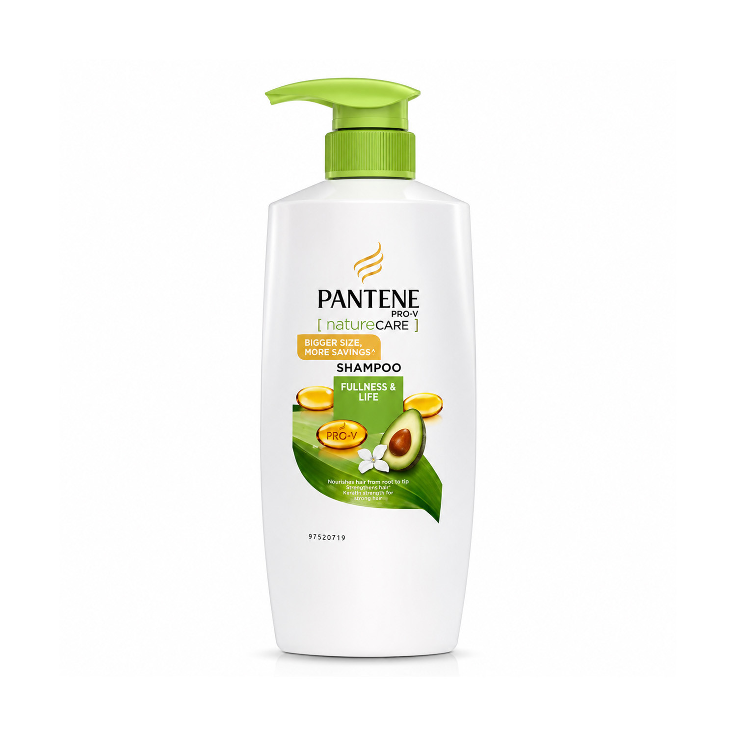 Pantene Pro-V Nature Care Fullness and Life Shampoo 750ml