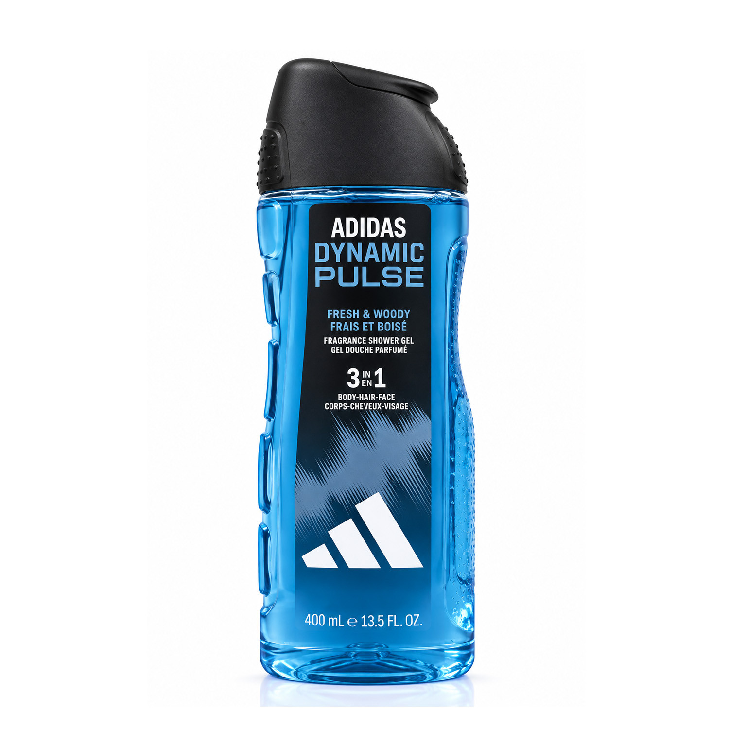 Adidas Dynamic Pulse Fresh & Woody 3 In 1 Fragrance Shower Gel 400ml