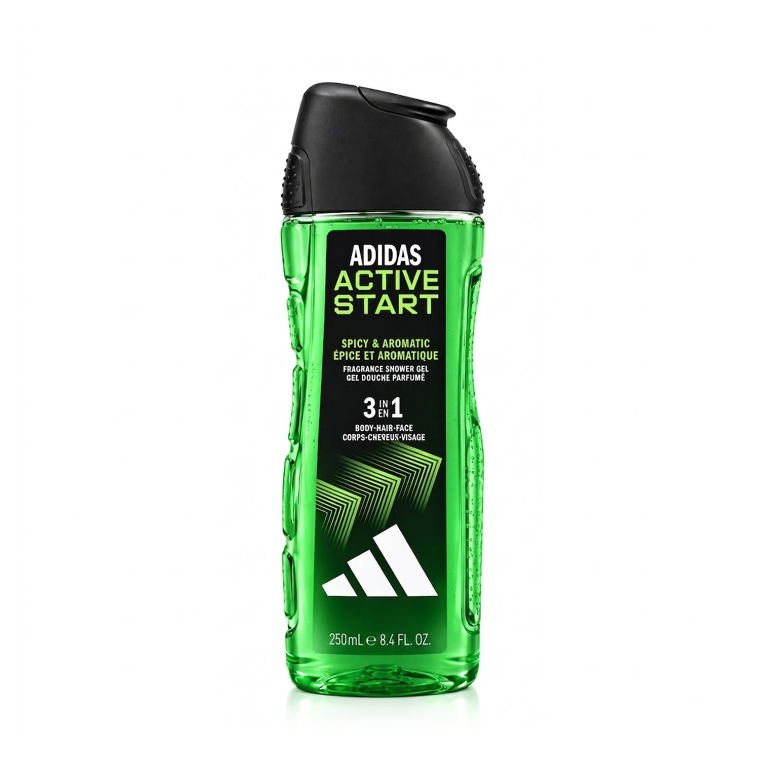 Adidas Active Start Spicy & Aromatic 3 In 1 Fragrance Shower Gel 250ml