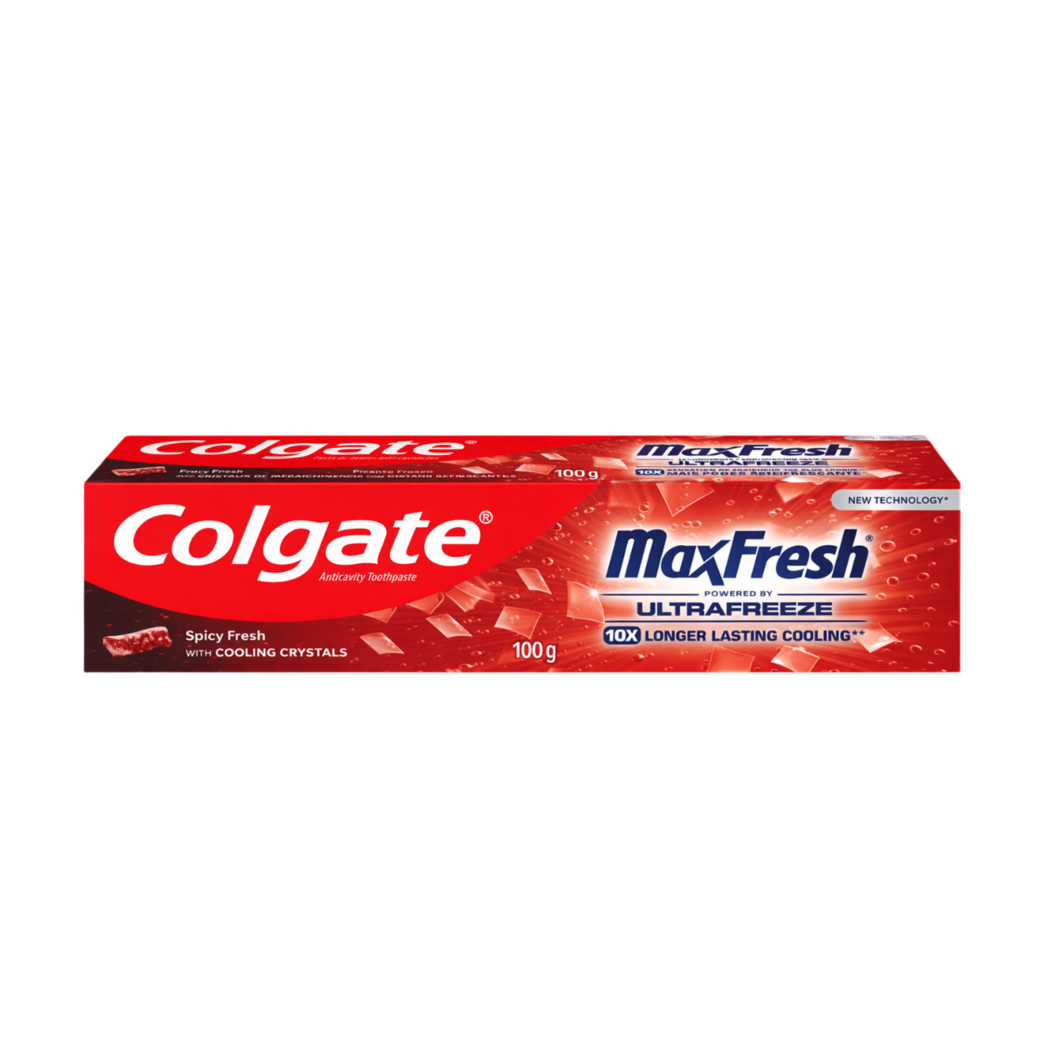 Colgate Maxfresh Ultrafreeze Spicy Fresh With Cooling Crystals Toothpaste 100ml