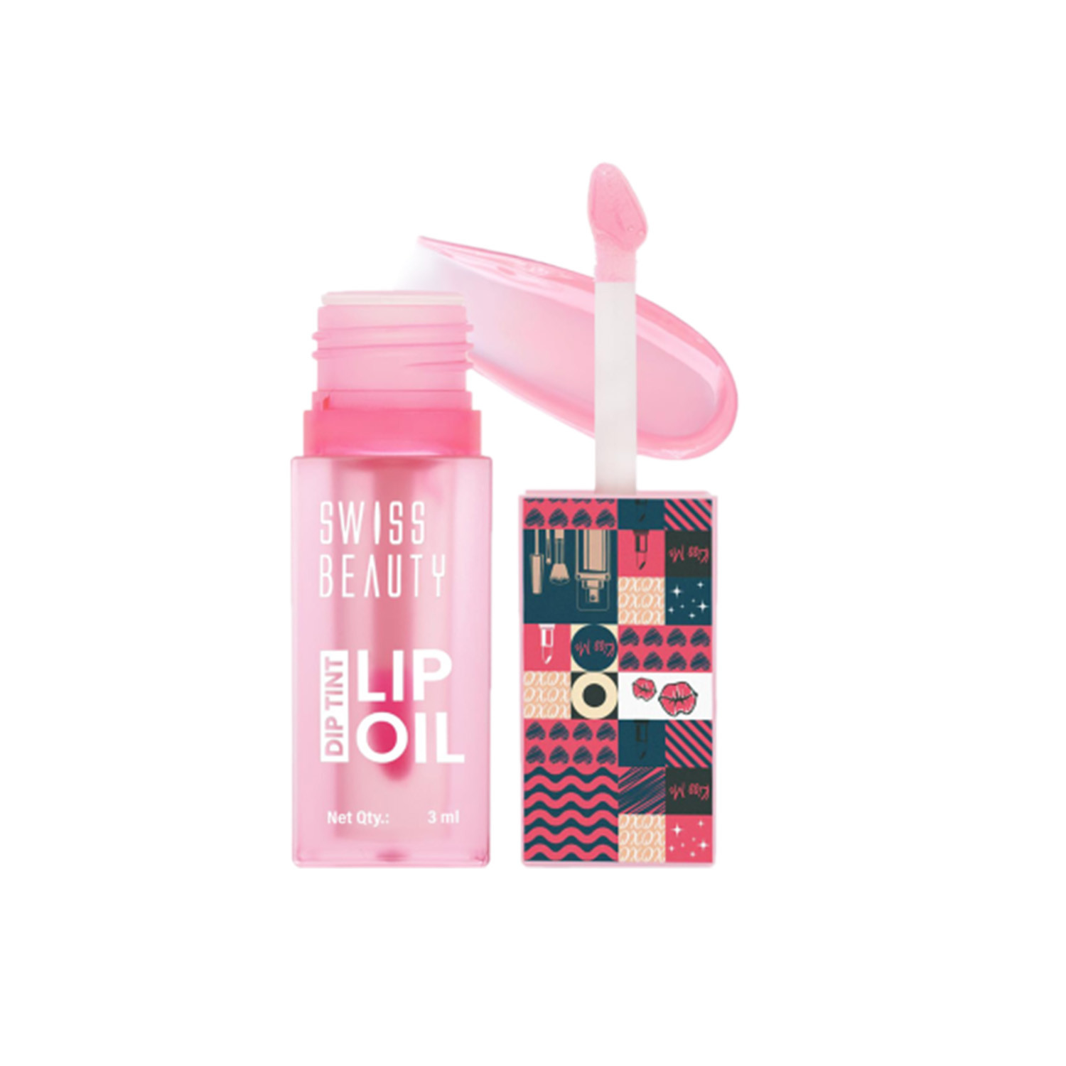 Swiss Beauty Dip Tint Lip Oil  – 03 Peach