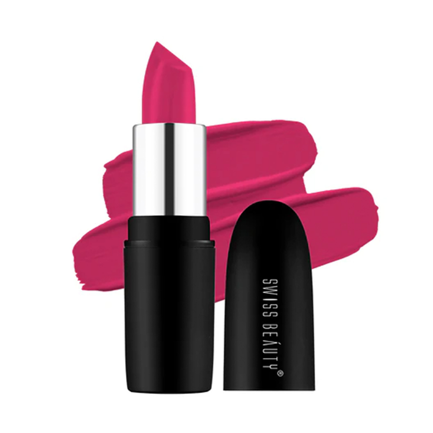 Swiss Beauty Pure Matte Lipstick - 219 Hot Pink