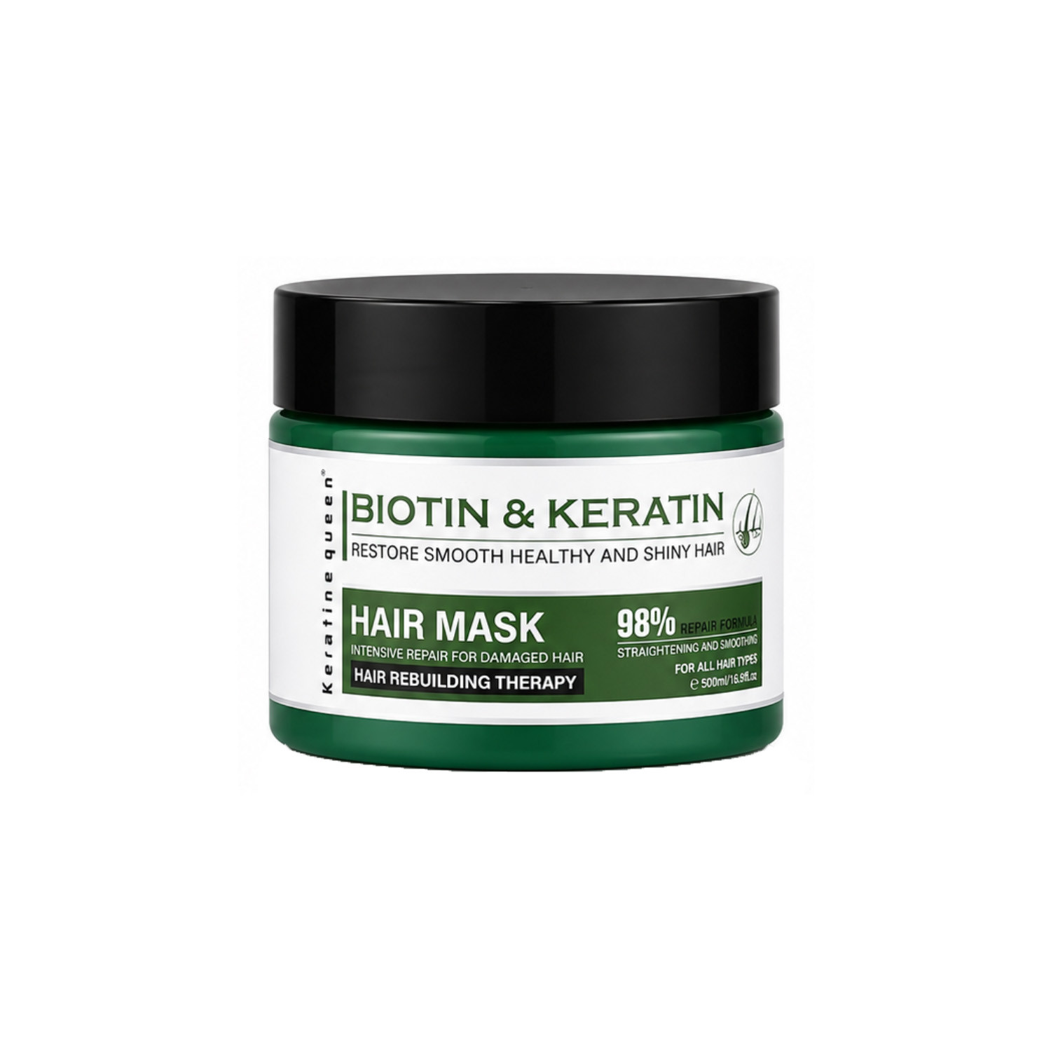 Keratine queen Biotin & Keratin Hair Rebuilding Therapy Hair Mask 300ml