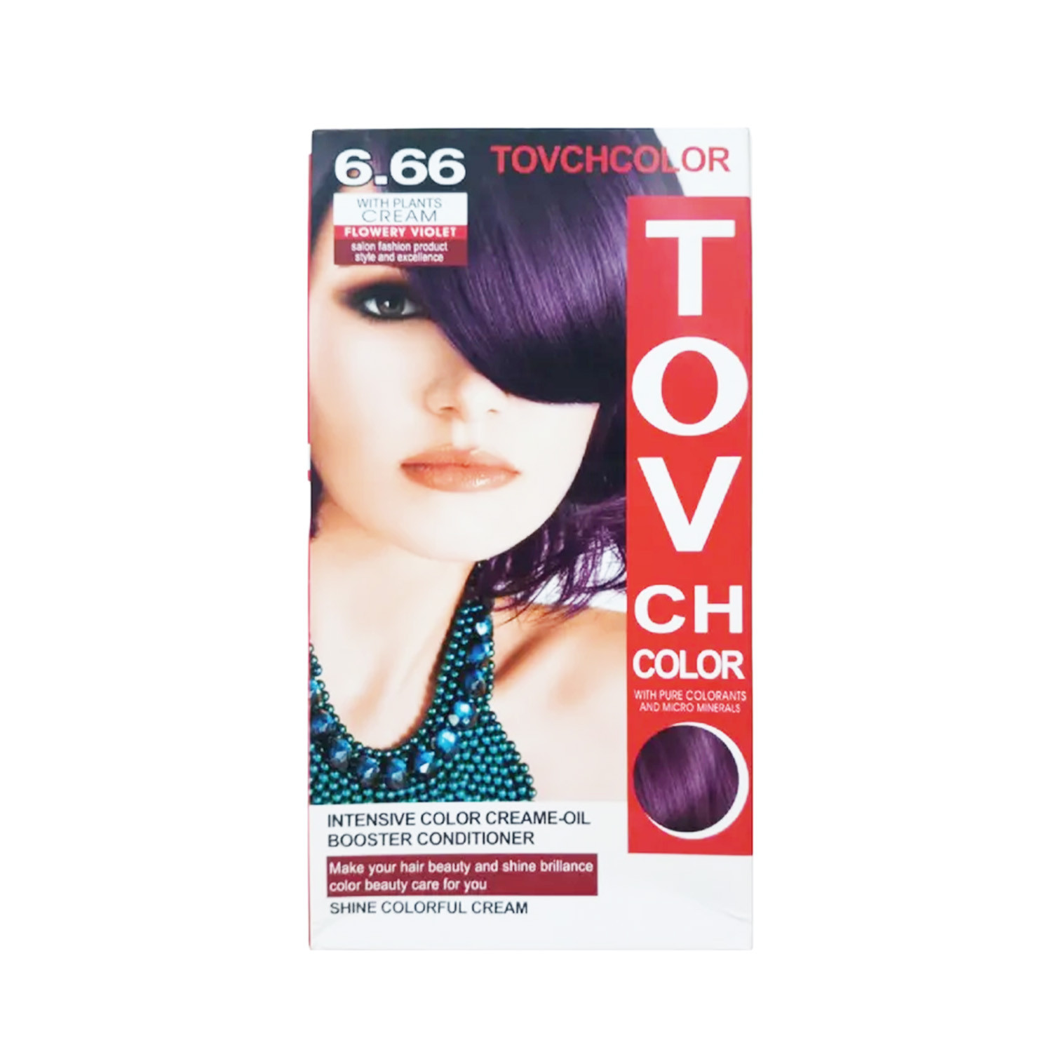 Tovch Hair color -  6.66 Flowery Violet