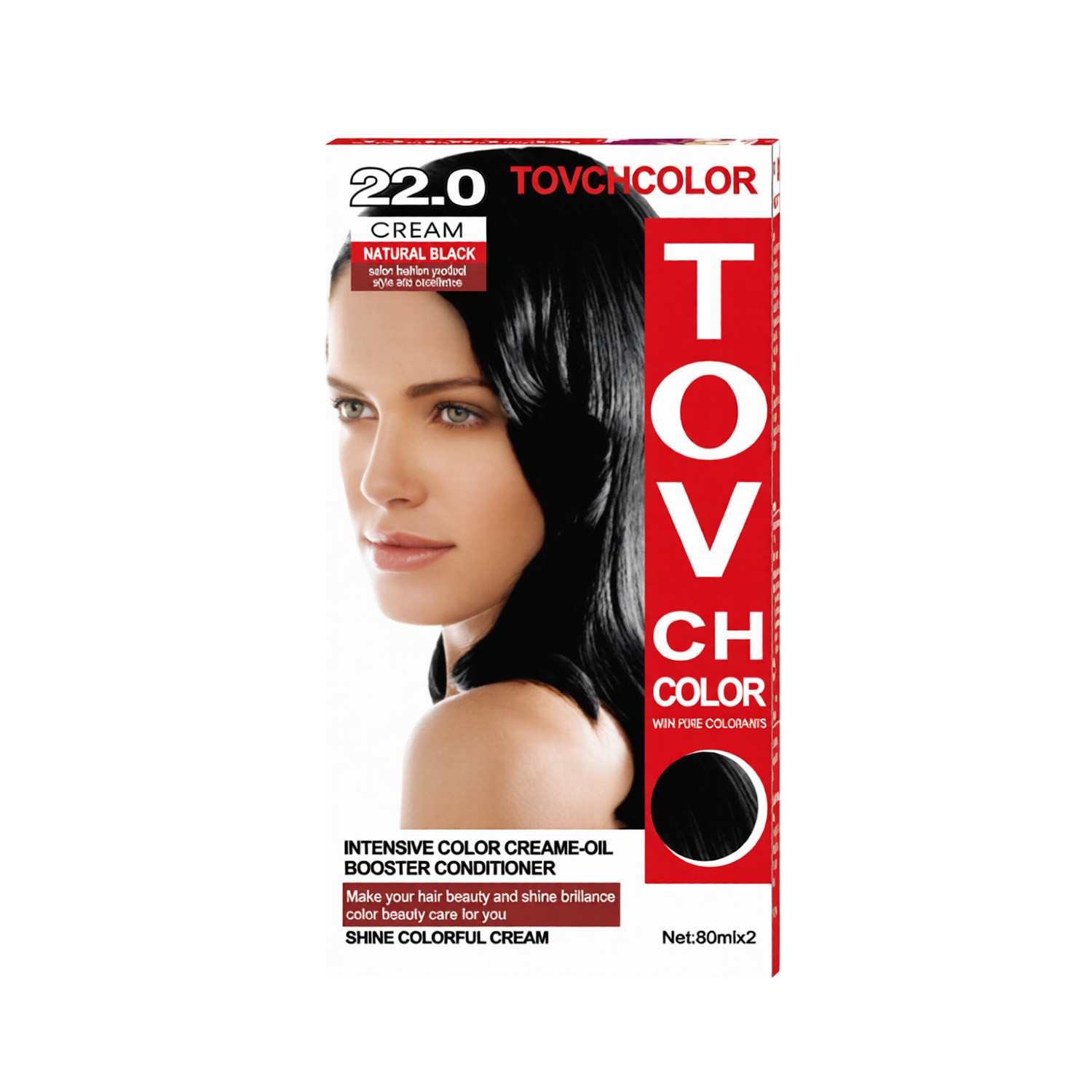 Tovch Hair color -  22.0 Natural Black