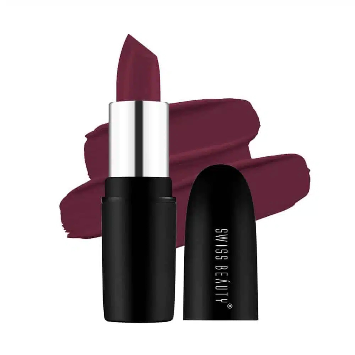 Swiss Beauty Pure Matte Lipstick - 230 Brandy Harrington