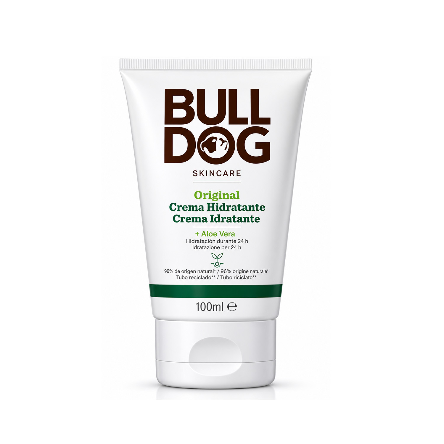 Bull Dog Original Crema Hidratante + Aloe Vera Moisturizer Cream100ml