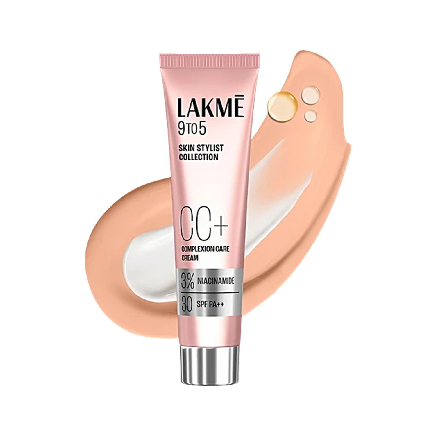 Lakme 9To5 Skin Stylist Collection 3% Niacinamide 30 SPF PA++ CC Cream - 01 Beige