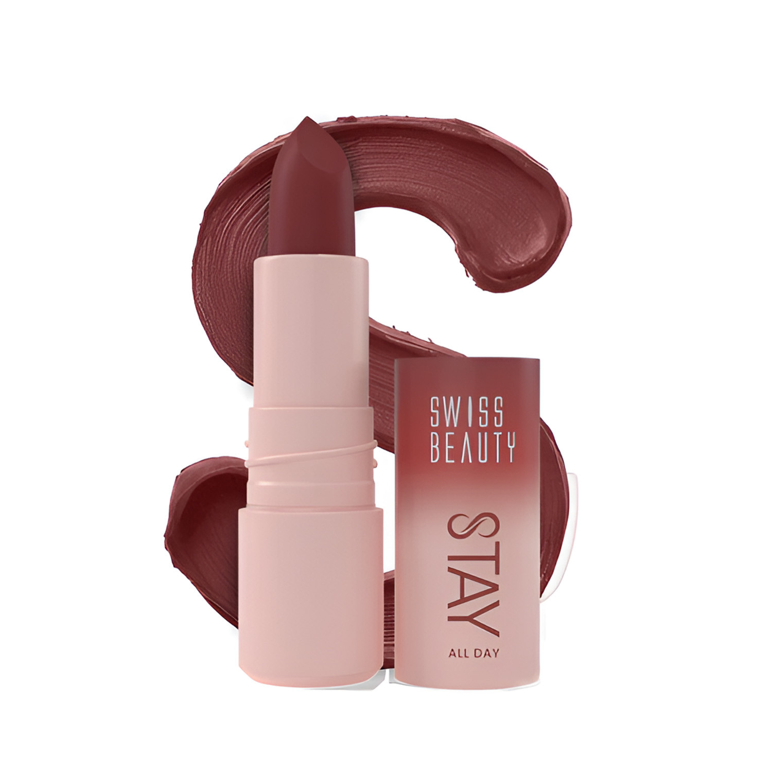 Swiss Beauty Stay All Day Lipstck - 08 Classy