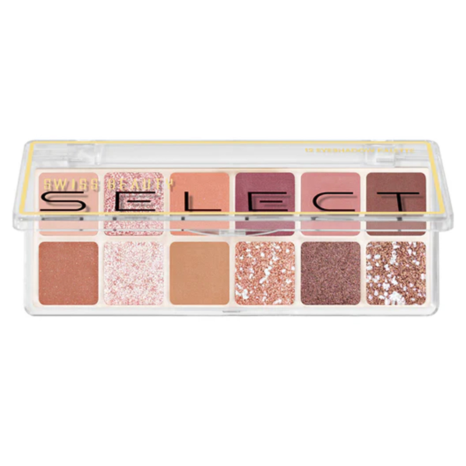 Swiss Beauty Select 12 Eyeshadow Palette – 01 Slow Days