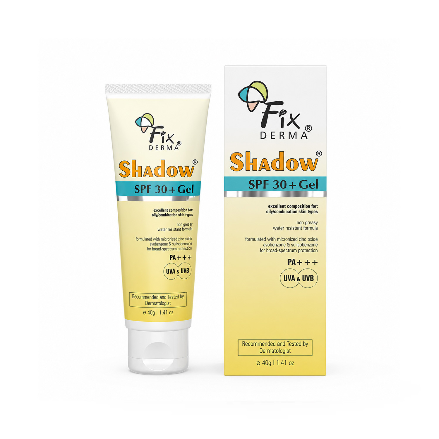 Fixderma Shadow SPF 30+ Gel - PA+++40g