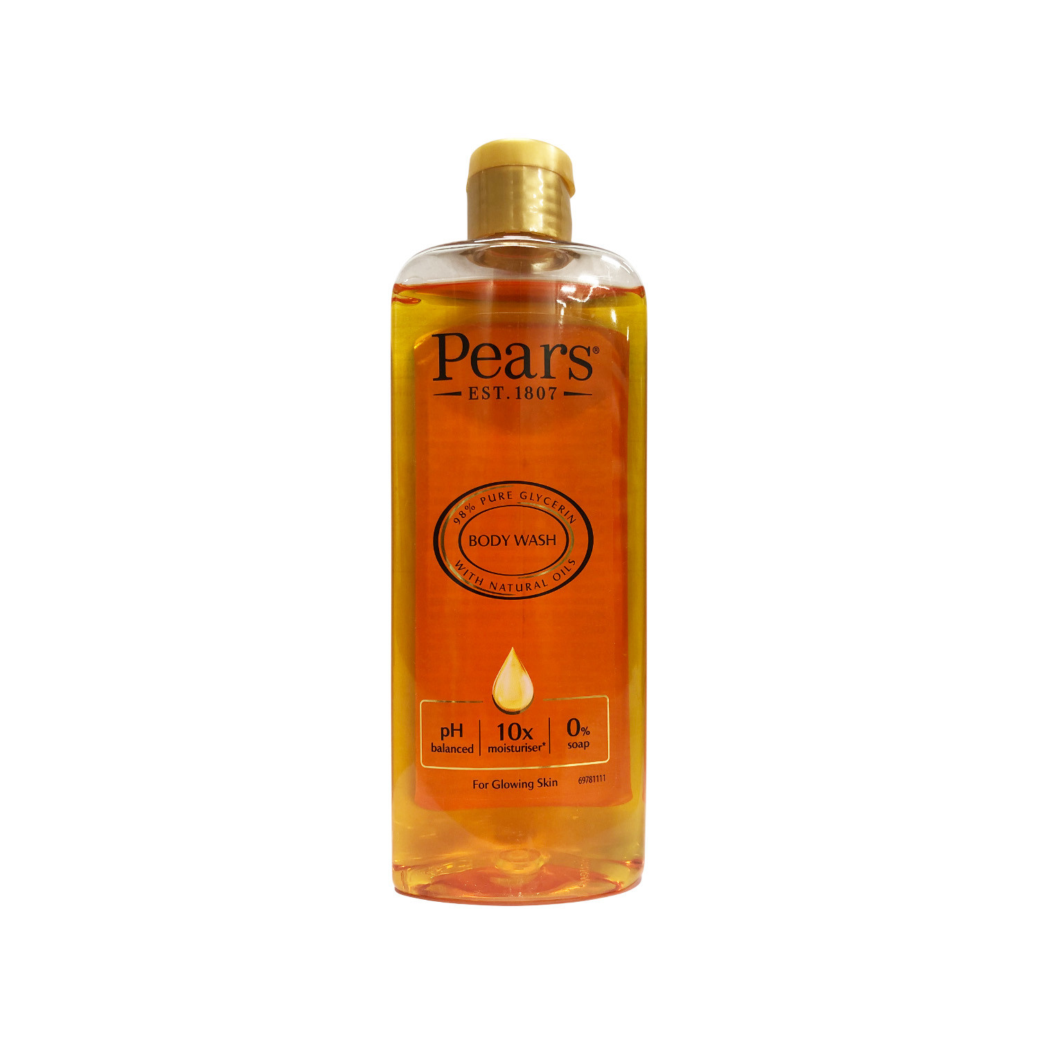 Pears 98% Pure Glycerin With Natural Oils Body Wash 250ml