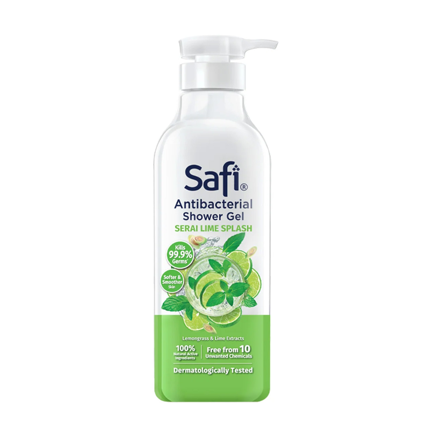 Safi Serai Lime Splash Antibacterial Shower Gel 950g