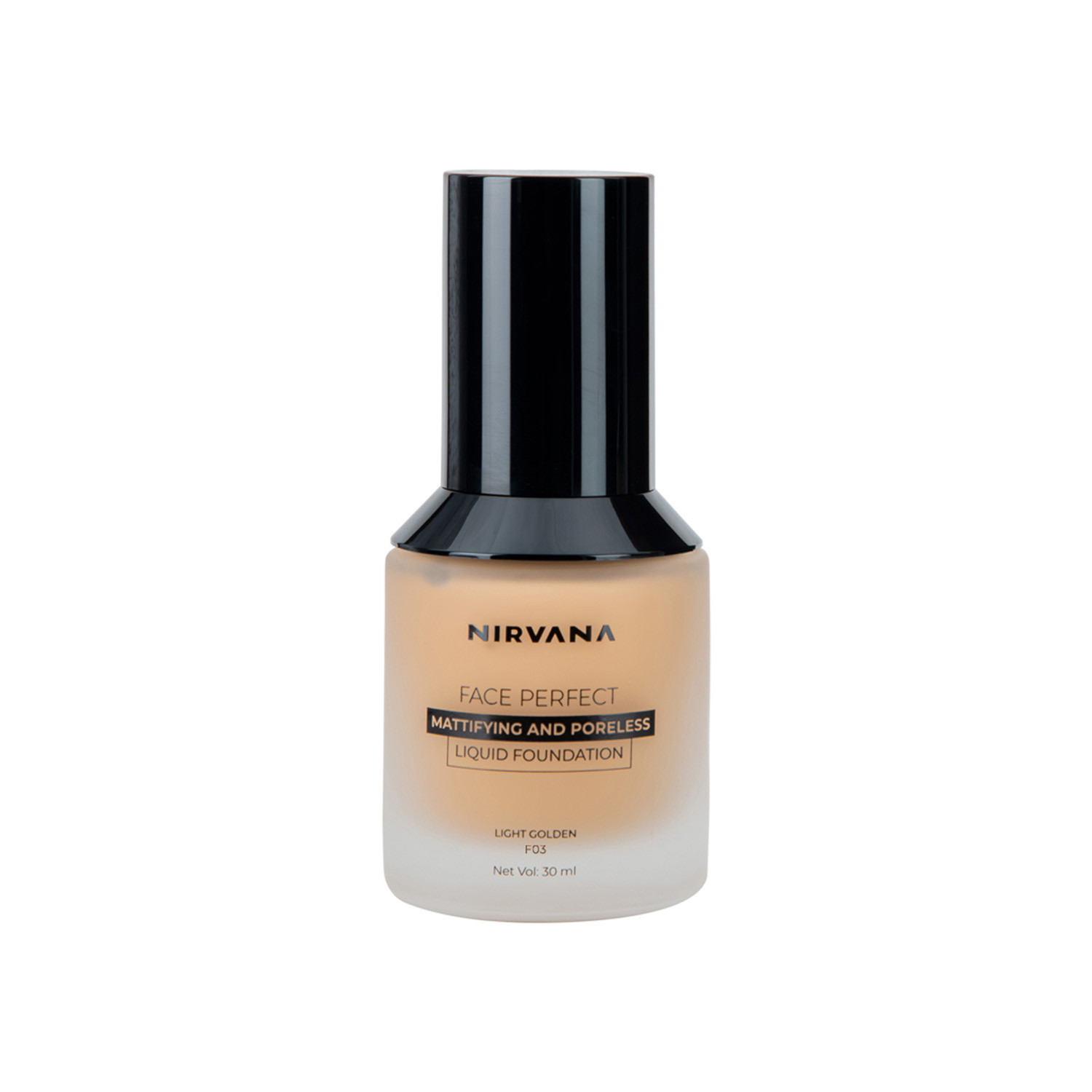 Nirvana Face Perfect Mattifying Poreless Liquid Foundation - Light Golden
