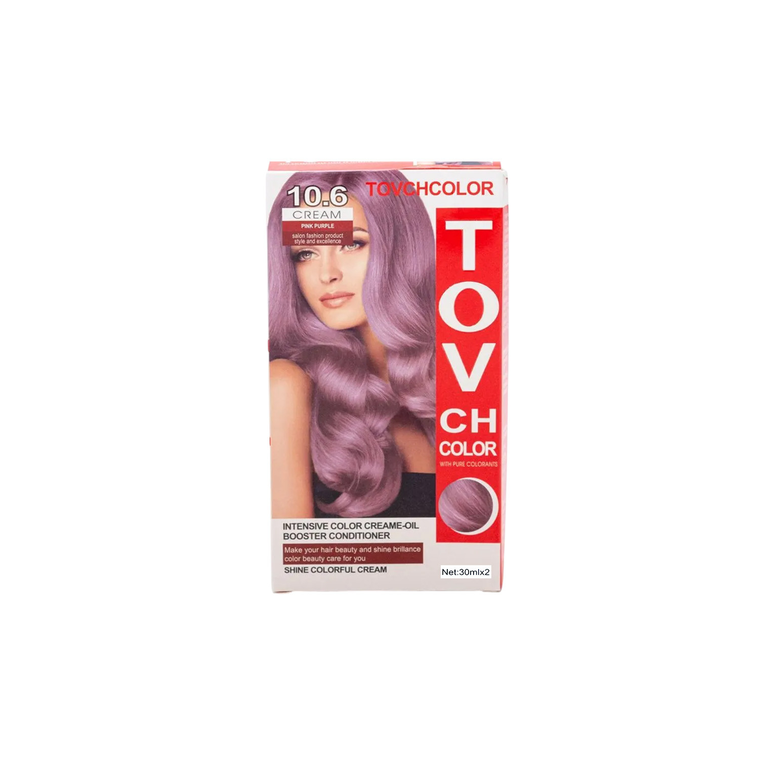 Tovch Hair color 30ml*2 - 10.6 Pink Purple