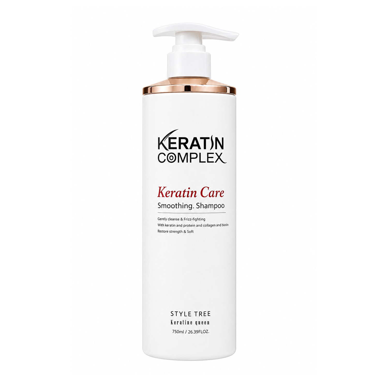 Keratine Queen  Complex Keratin Care Smoothing Shampoo 750ml