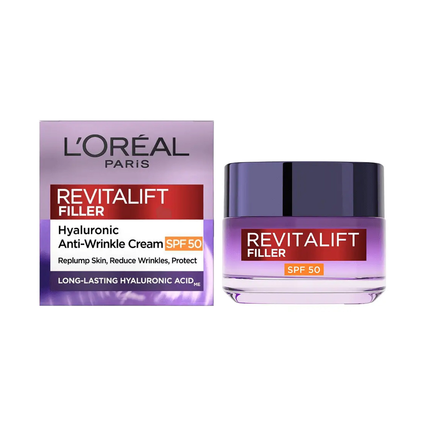 L'oreal Revitalift Filler Hyaluronic Anti - Wrinkle Spf50 Cream 50ml