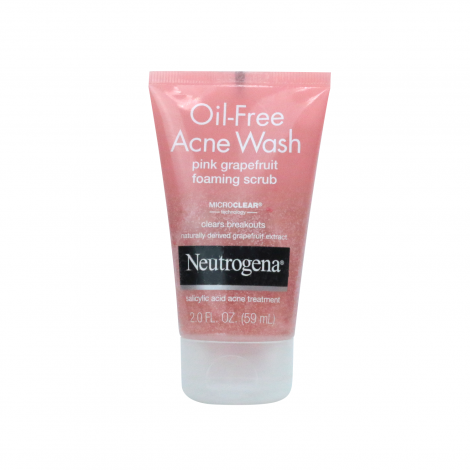 Neutrogena Oil-Free Acne Wash Pink Grapefruit Foaming Scrub 59ml