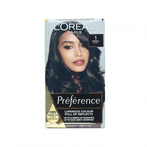 Loreal Hair Color Preference - 1 Napoli Black