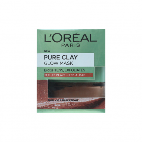 LOreal Paris 3 Pure Clays and Red Algae Glow Mask 50ml
