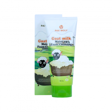 Pax Moly Goat Milk Moist Up Foam Cleansing 180ml