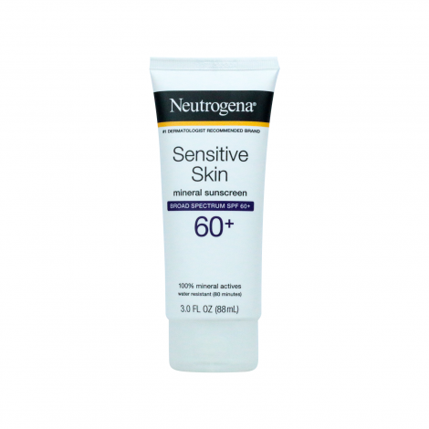 Neutrogena Sensitive Skin Mineral Shunscreen SPF60+ 88ml