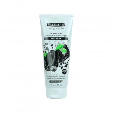 Freeman Feeling Beautiful Detoxifying Charcoal + Black Sugar Mask 175ml