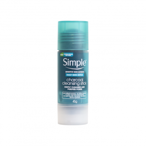 Simple Daily Skin Detox Charcoal Cleansing Stick 45g