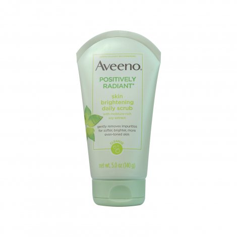 Aveeno Positively Radiant Skin Brightening Daily Scrub 140g