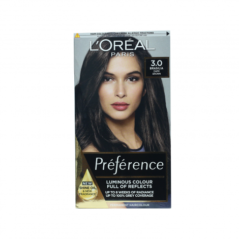 Loreal Hair Color Preference 3.0 Brasilia Dark Brown